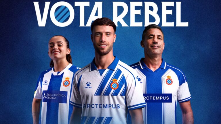 El Espanyol presenta tres diseños de la primera camiseta 2027-28