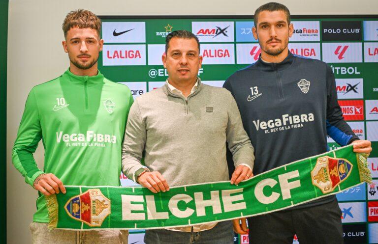 Manu Nieto y Matías Dituro presentados como jugadores del Elche CF