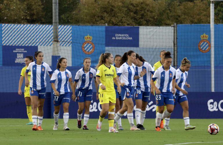 El Espanyol Femenino empató a uno ante el Villarreal Femenino