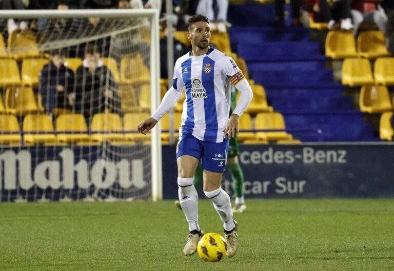 Sergi Gómez fue titular en la AD Alcorcón 1-1 Espanyol