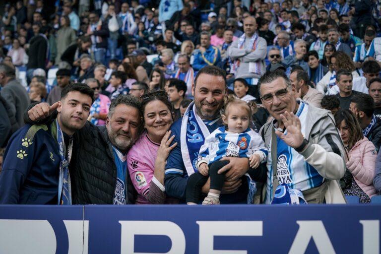 La afición perica dejó una gran asistencia en el Espanyol - FC Andorra