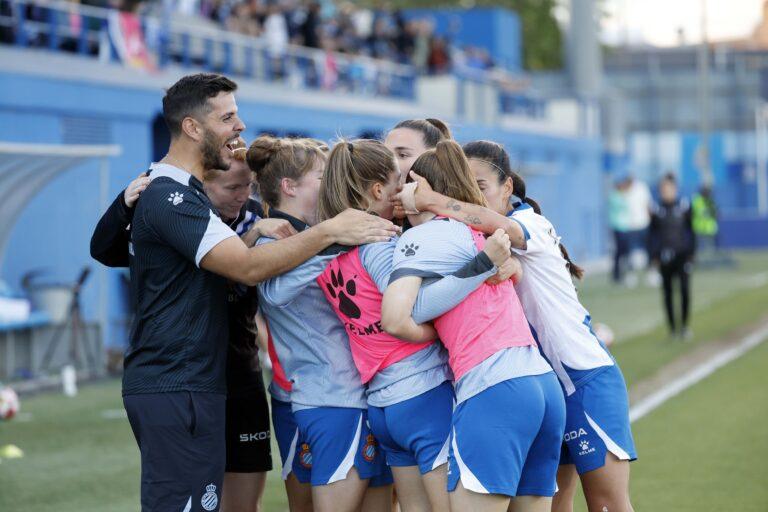 El Espanyol Femenino venció 2-1 a la SE AEM en la vuelta de semifinales del 'play-off'