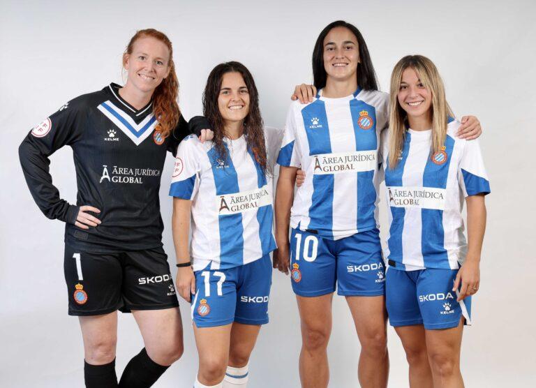 Foto oficial de las capitanas Espanyol Femenino