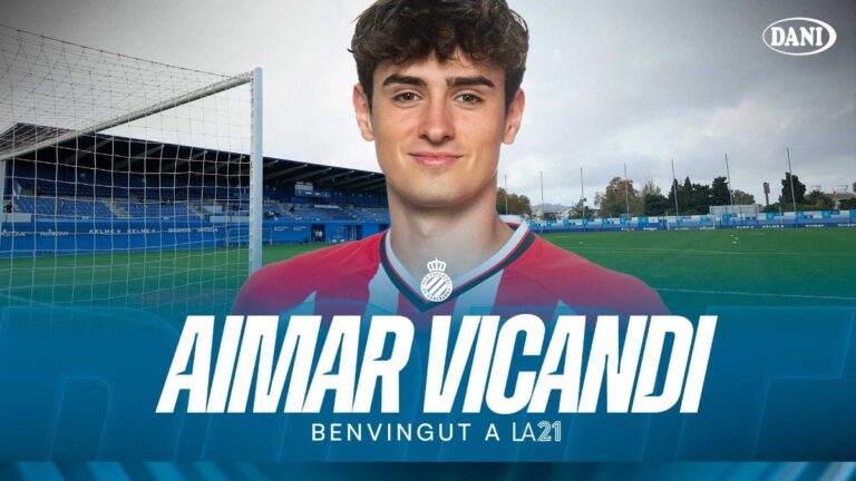 Aimar Vicandi firma por el Espanyol B