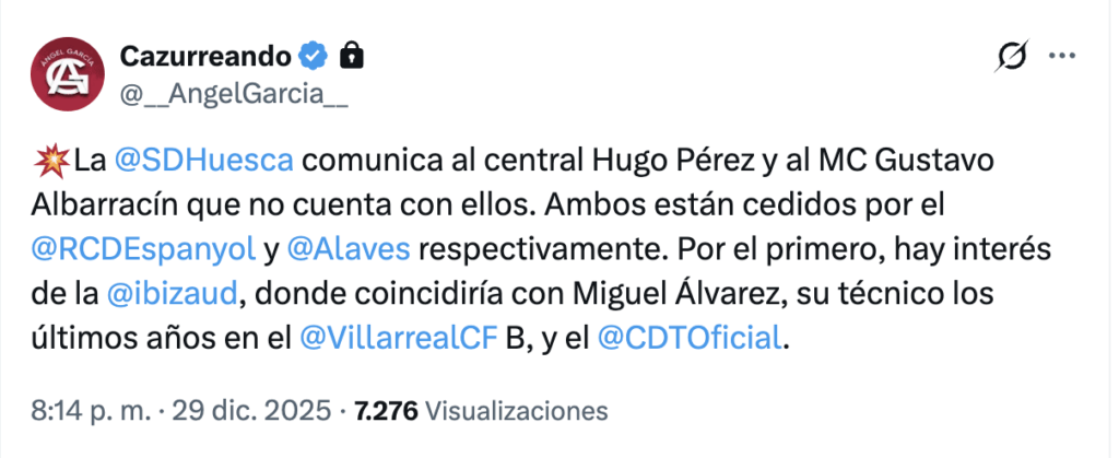 Cazurreando da una información sobre Hugo Pérez