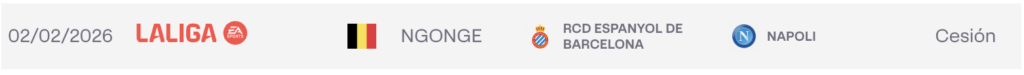 Cyril Ngonge ya puede jugar con el Espanyol al aparecer inscrito en LaLiga