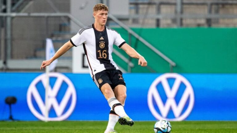 Clemens Riedel, en un torneo con la selección de Alemania sub-21