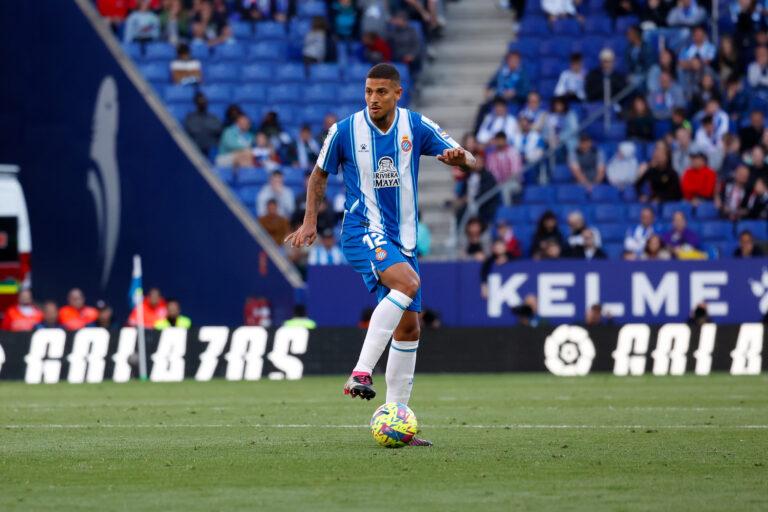 Vini Souza jugó su último partido como perico contra el Almería.