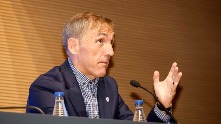 Fran Garagarza, en una rueda de prensa