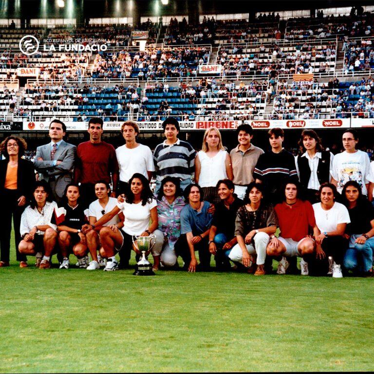 El Espanyol Femenino venció 1-2 al CA Málaga en la final de 1997