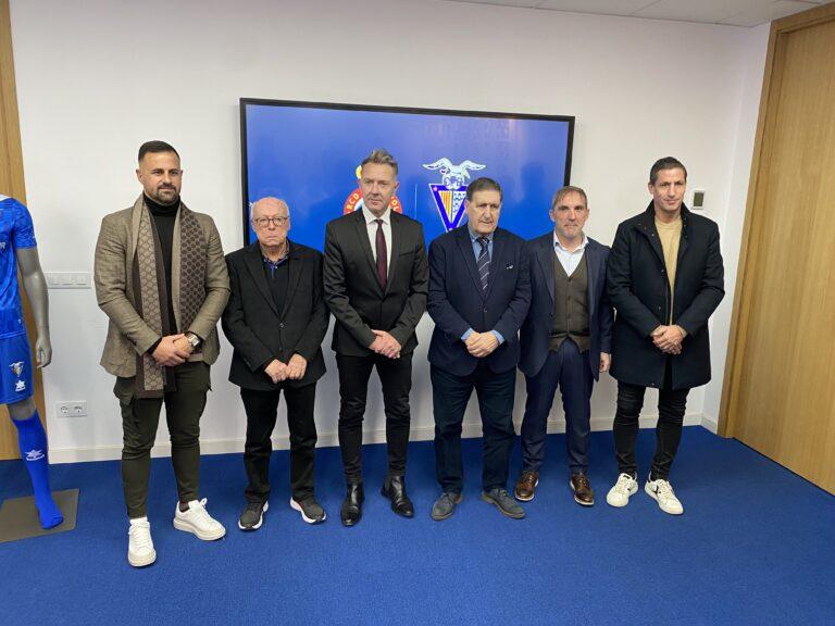 Fran Garagarza y Javi Márquez presentaron el acuerdo entre Espanyol y CF Badalona