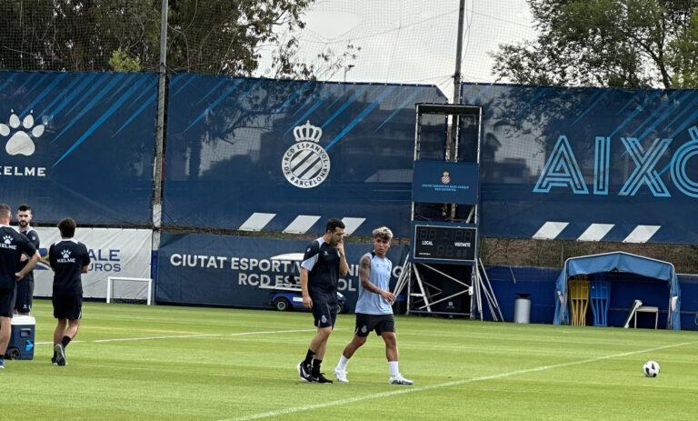 Nico Melamed entrenamiento jueves 13 mañana