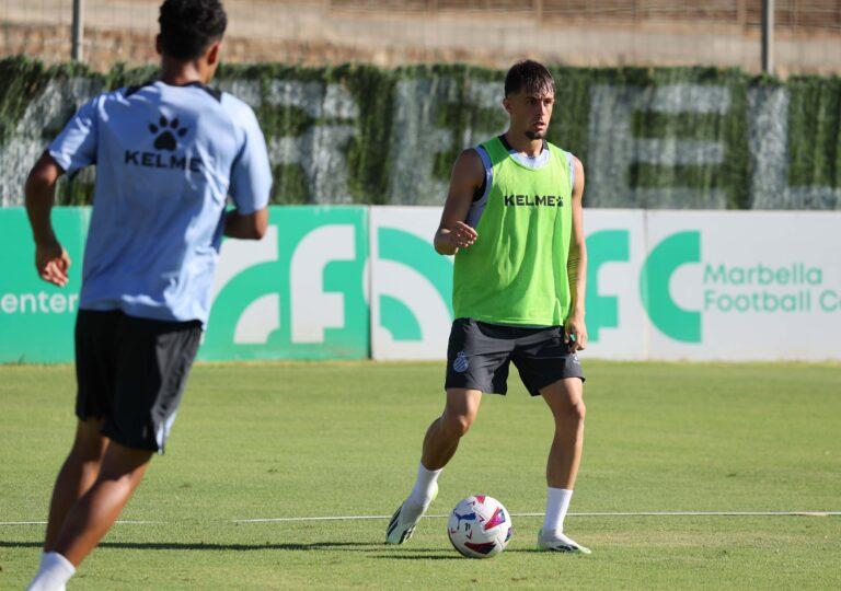 Jofre Carreras durante un entrenamiento