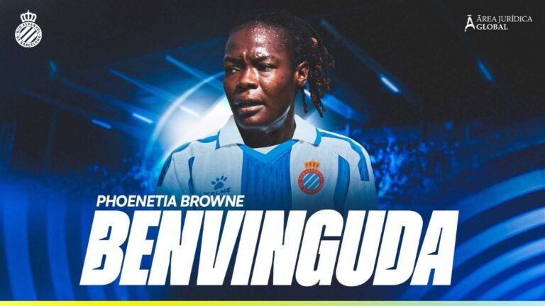 Phoenetia Browne es nueva delantera del Espanyol Femenino