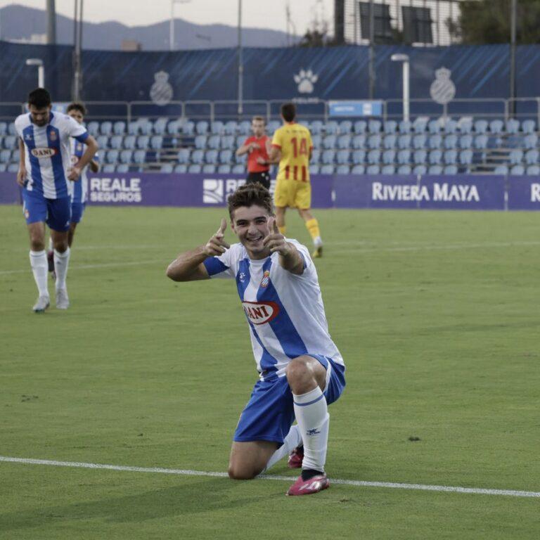 Sergio Rivarés anotó el gol del triunfo ante el Girona B