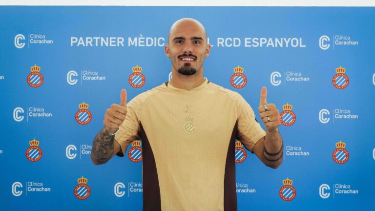 Vanja Drkusic: «Todos sabemos que el Espanyol tiene una de las mejores aficiones del mundo» Vanja Drkusic, antes de firmar su contrato con el Espanyol