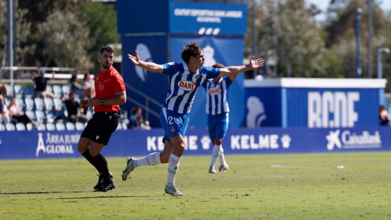 Àlex Almansa dio una asistencia y anotó un gol en el triunfo del Espanyol B