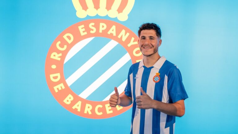 Álvaro Tejero fue la primera incorporación del Espanyol