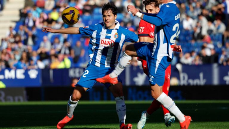 Álvaro Tejero en el RCDE Stadium