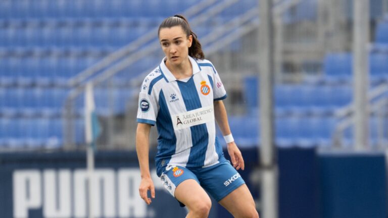 Amaia Martínez regreso a la titularidad con el Espanyol Femenino ante el FC Badalona Women