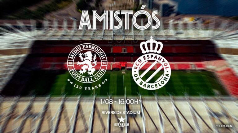 Middlesbrough FC - Espanyol, confirmado para un nuevo amistoso