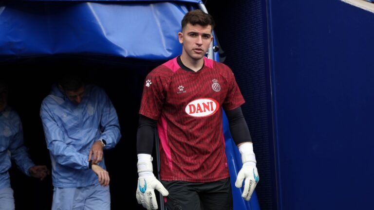 Àngel Fortuño, en el RCDE Stadium