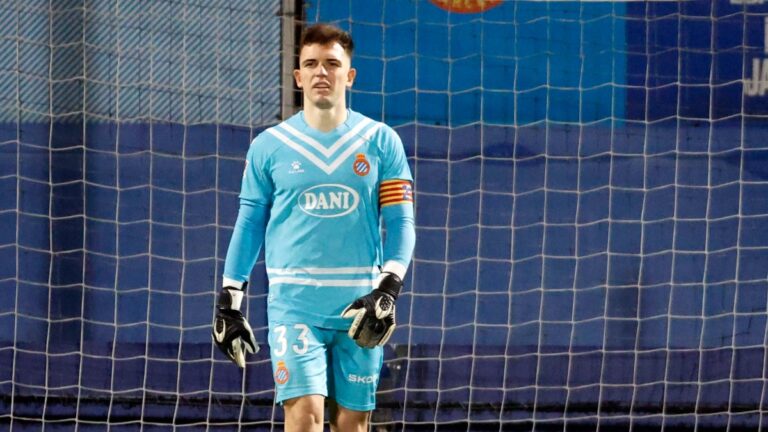 Ángel Fortuño fue el portero del Espanyol en la Copa Catalunya