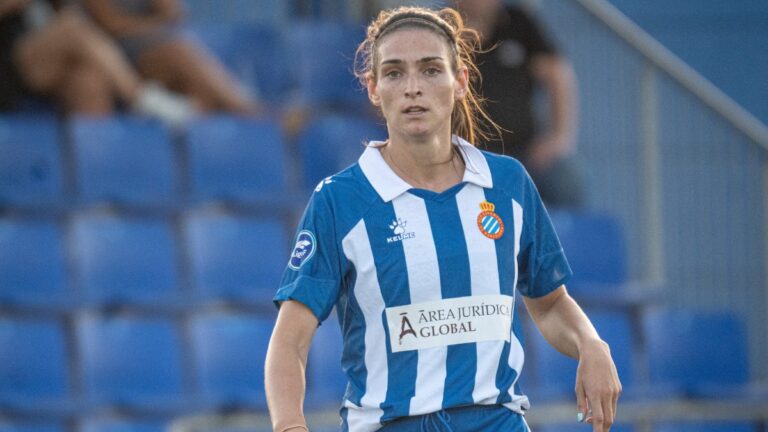 Ángeles del Álamo fue la pichichi de la pretemporada del Espanyol Femenino