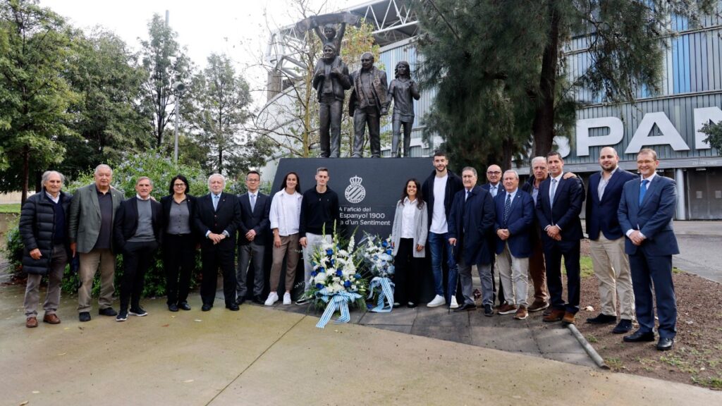 Pol Lozano, Carol Marín, Joan Garcia y Lice Chamorro representaron a los dos primeros equipos del Espanyol