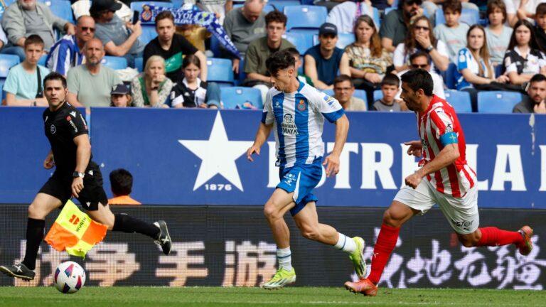 Antoniu Roca volvió a tener minutos con el primer equipo del Espanyol