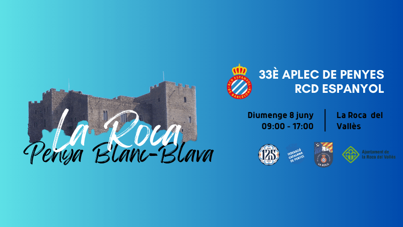 El Aplec de Penyes teñirá de blanquiazul La Roca del Vallès 1 Aplec La Roca del Vallès