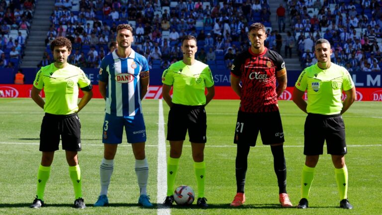 Hernández Maeso, en el RCDE Stadium antes del Espanyol - RCD Mallorca