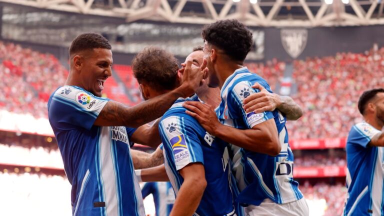 Martin Braithwaite anotó el último gol del Espanyol en San Mamés en LaLiga