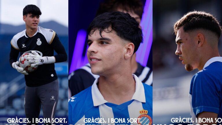 Triple salida de la CE Dani Jarque Hugo Noa, David Santiago y Hugo Torondel se despiden del Espanyol