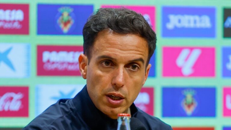 Borja Jiménez atendió a los medios en rueda de prensa después de perder ante el Villarreal CF en La Cerámica