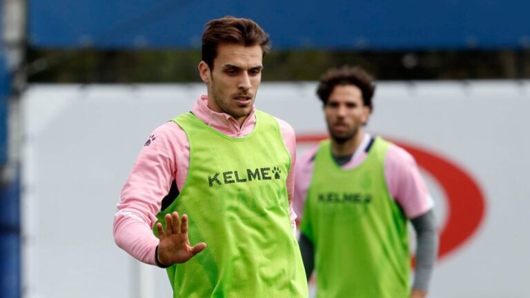 Brian Oliván, en su etapa en el Espanyol