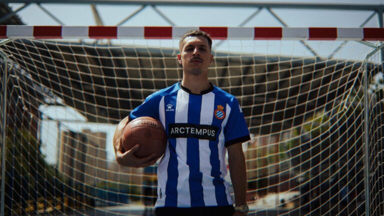 Bryan Zaragoza, a su llegada a Barcelona como nuevo jugador del Espanyol