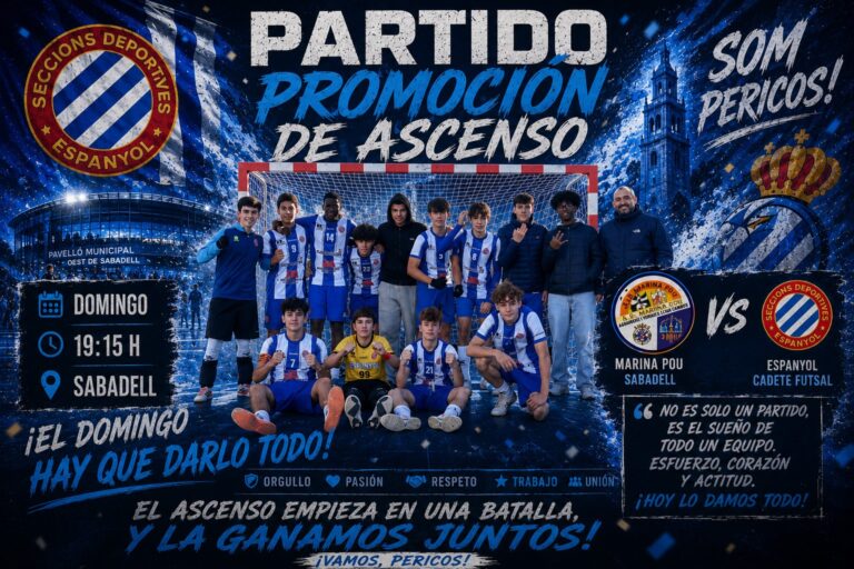 Cadete fútbol sala seccions