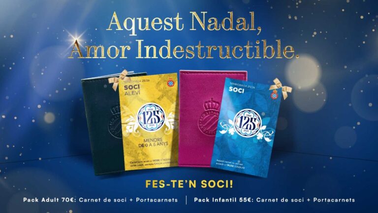El Espanyol anuncia una nueva campaña de socios por Navidad