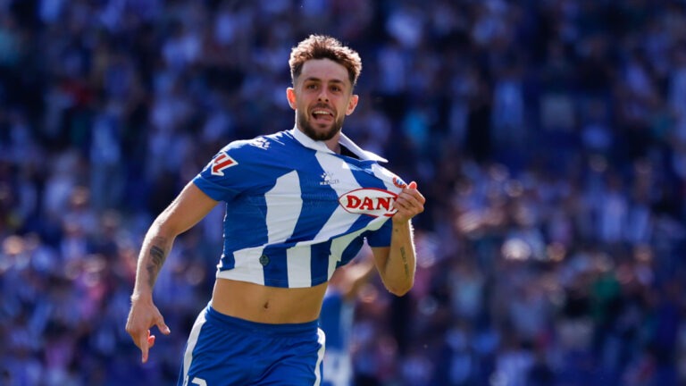 Jofre Carreras lleva dos goles seguidos en el RCDE Stadium