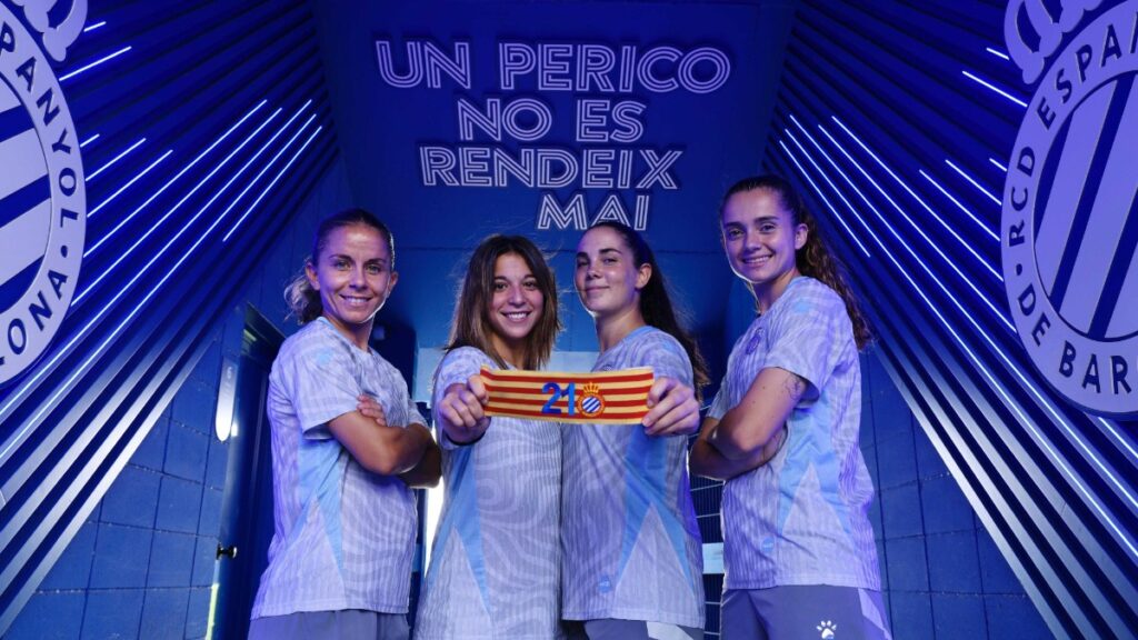 Las cuatro capitanas del Espanyol Femenino se presentan en la CE Dani Jarque