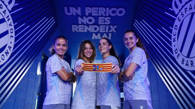 Las cuatro capitanas del Espanyol Femenino se presentan en la CE Dani Jarque