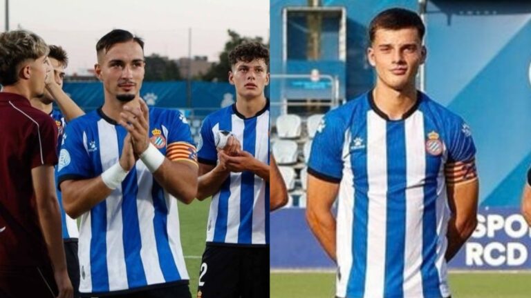 Xavi Rufo y Ferran Gómez son dos de los cuatro capitanes del Espanyol B