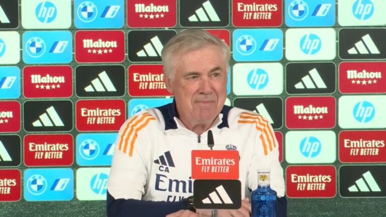 Carlo Ancelotti, en la rueda de prensa previa al duelo contra el Espanyol