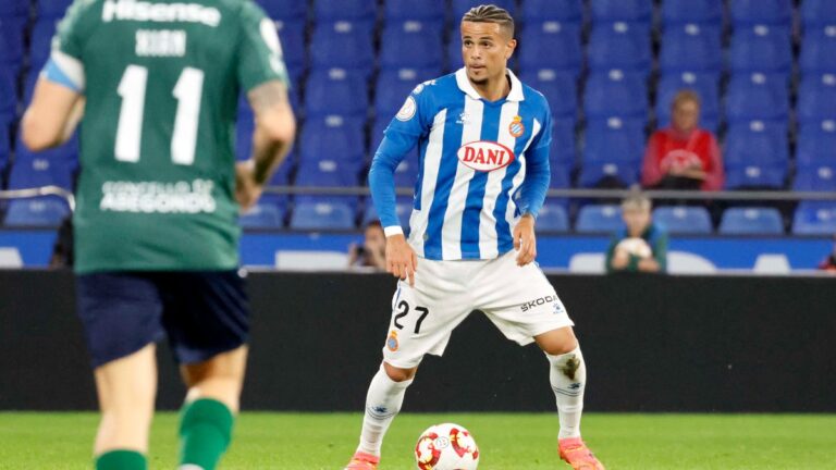 Català fue titular con el Espanyol ante el San Tirso SD