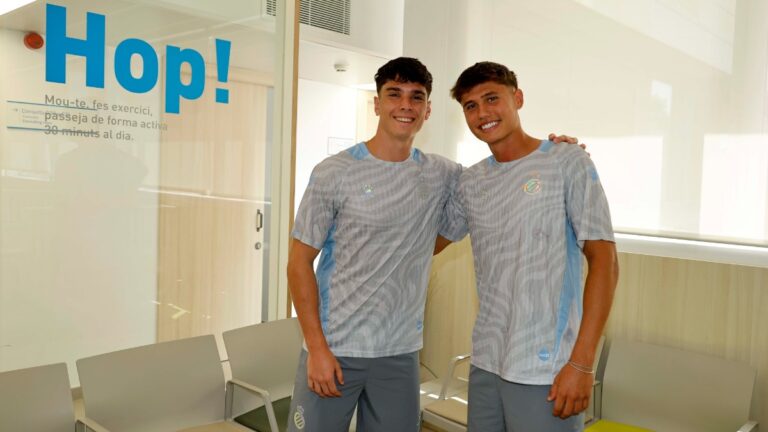 Los cedidos buscan aprobar con Manolo González Roger Honojo y Rafa Bauzà, en la Clínica Corachan con el Espanyol