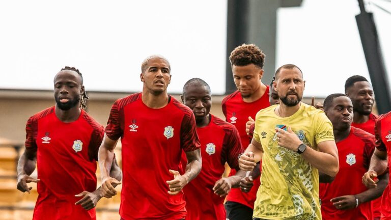 El Espanyol de los Mundiales Charles Pickel, con la República Democrática del Congo preparando el Mundial