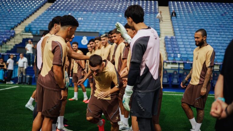 Bryan Zaragoza ya entrena en el RCDE Stadium