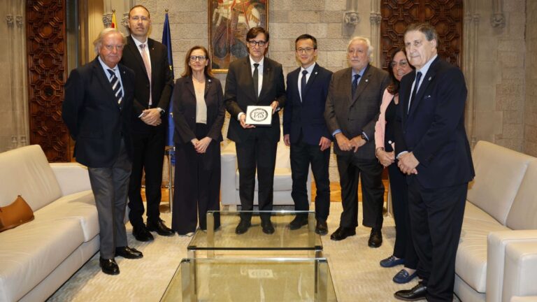 El Espanyol visita la Generalitat de Catalunya