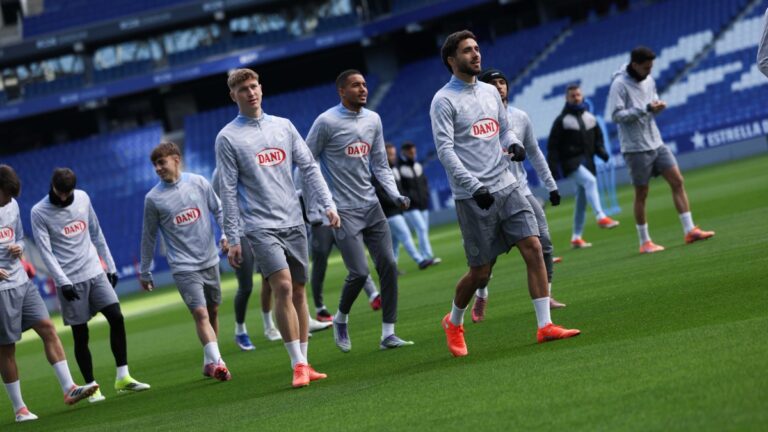 El Espanyol prepara el partido ante el Levante UD en el RCDE Stadium